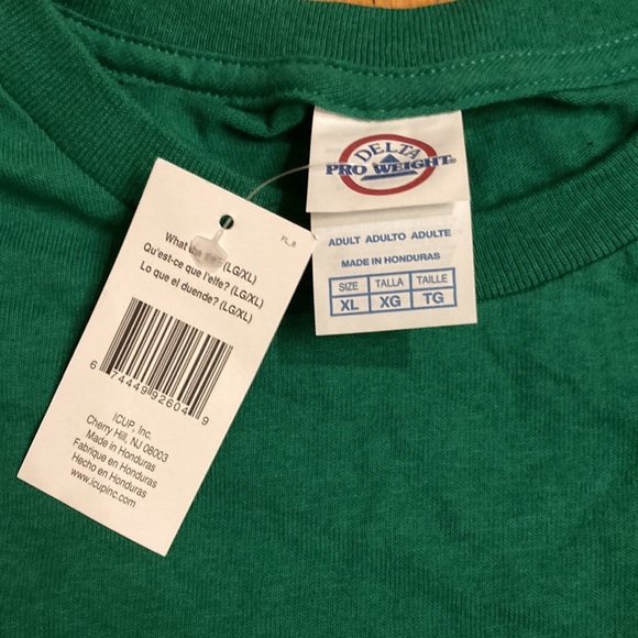 Men’s What the Elf Short Sleeve Christmas Shirt. Size XL. NWT - Picture 4 of 5